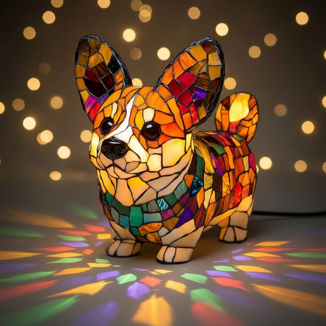 Strålande Corgi – Konstnärlig Figur
