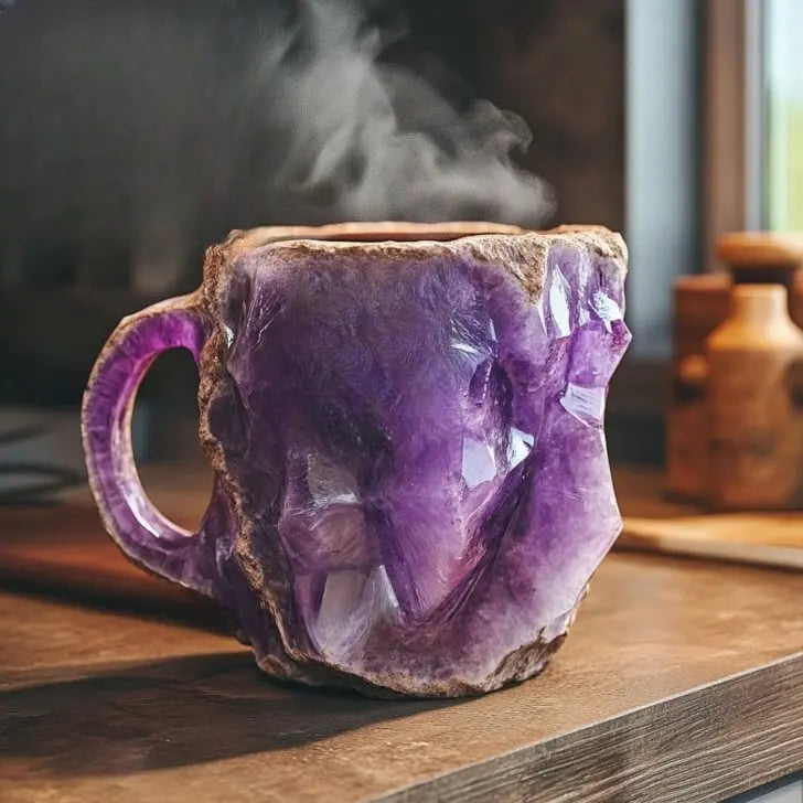 Mineralkristall Kaffemugg
