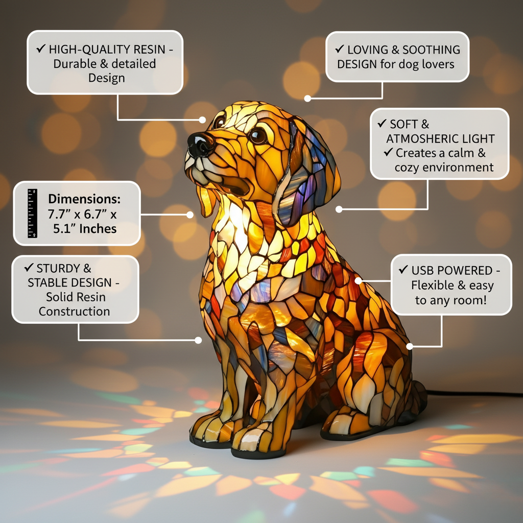 Lily – Golden Retriever-figur