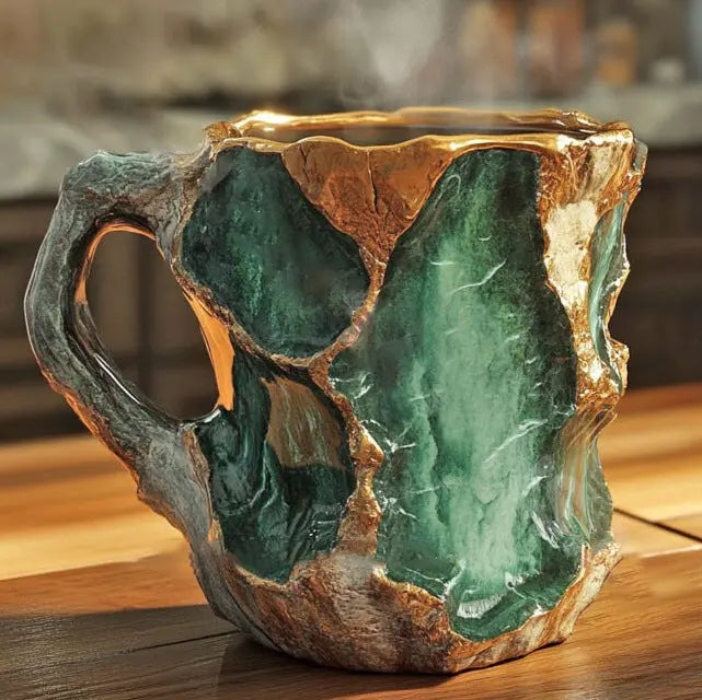 Mineralkristall Kaffemugg